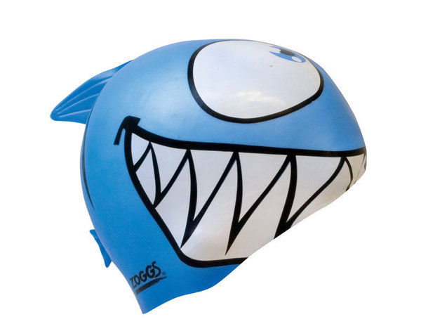 Silicone Caps Character Cap - Blue Shark